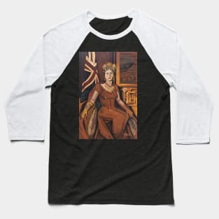 Steampunk Queen Victoria Baseball T-Shirt